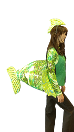 Disc Fish Side Green