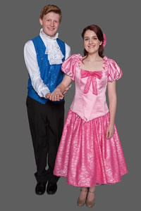 Prince Eric and Ariel during the dinner scene