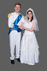 Prince Eric and his bride